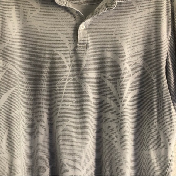 Nat Nast Short Sleeve Polo Shirt Gray White Large - Picture 5 of 6